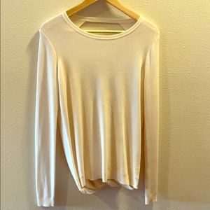 DVF Open Back Lightweight Wool Sweater